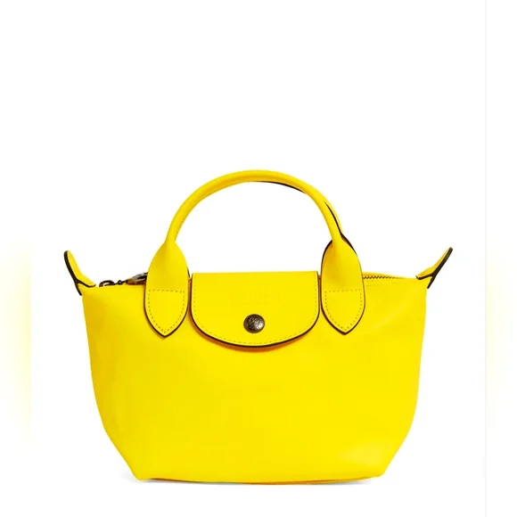 LONGCHAMP Le Pliage Xtra XS Handbag Yellow - Picture 2 of 8